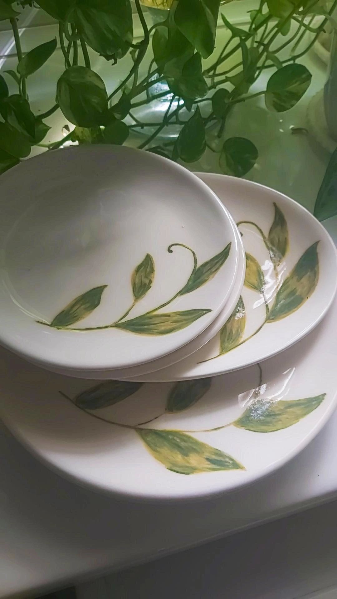 سرویس غذا خوری طرح برگ